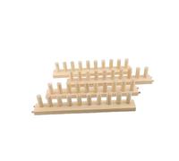 AMONIDA Métier à Tisser de Couverture en Tricot en Bois Ajustable pour Débutants de Loisirs Créatifs Diy Ajustement Taille Facile pour Couvertures Genou à Couvertures Lit Complètes (bois massif 2)