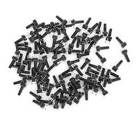 AMONIDA Micro Bouton de Commutation Tactile momentané, 100 Pièces, Conception Compacte pour des Performances Stables, adapté à L'électronique de Bricolage, Plastique Technique 6x6x15mm
