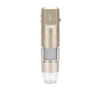AMONIDA Microscope Numérique USB 1600x avec 8 Lumières LED pour Une Observation Claire sur Le Terrain et en Classe, Rechargeable pour Une Utilisation Intérieure et Extérieure
