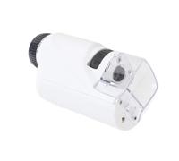 AMONIDA Microscope Portable pour Enfants, Mini Microscope Haute Définition pour étudiants, Construction Robuste pour Une Expérience d'apprentissage Pratique (White)