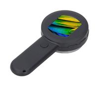 AMONIDA Microscope Portatif avec écran de 2,0 Pouces, Lumière LED, Loupe Numérique 4X pour Usage Domestique et en Classe (64GB)