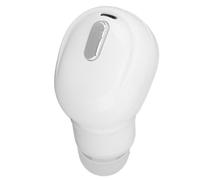 AMONIDA Mini écouteur Bluetooth Unique au Design Ergonomique pour Les Appels et la Musique, Léger 15 G, Ajustement Confortable pour Les Voyages, Chargement USB Inclus. (White)