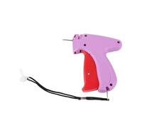 AMONIDA Mini Pistolet à Ourlet Portable, Fixateur Rapide de Vêtements, pour Réparations D'urgence et Utilisation en Voyage, 1 Pistolet à étiquettes, 6 Aiguilles (PINK)