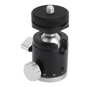 AMONIDA Mini Rotule en Alliage D'aluminium, Tête de Trépied Rotative à 360 Degrés pour Photographie, Support de Téléphone Léger, Compact et Léger 1 X
