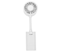 AMONIDA Mini Ventilateur Portatif à Pince avec Rotation à 360 Degrés pour les Voyages D'étude au Bureau, Rechargeable par USB, Conception Silencieuse, Léger (WHITE)