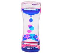 AMONIDA Minuterie à Mouvement Liquide, Sablier coloré, Jouet Sensoriel, Jouet de Bureau Apaisant et Relaxant, Idéal pour Les Enfants et Les Adultes, Soulagement du Stress, Relaxation (Bleu Rose)