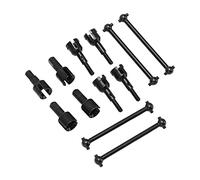 AMONIDA Mise à Niveau des Os de Chien d'arbre D'entraînement RC-Joint de Coupelle Diff en Alliage D'aluminium Durable pour A949 A959 A969 A979 K929 Modèle de Voiture 1/18 (Black)