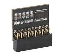 AMONIDA Module de sécurité de Cryptage TPM 1.2 Processeur de Cryptage Stable pour PC, Processeur de Indépendant Noir 20 Broches pour Cartes Mères Multimarques, Matériau PCB pour Plus de durabilité