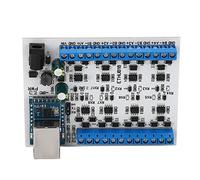 AMONIDA Module Hub RJ45 vers 8 protégé Contre Les Surtensions Conçu pour Les Systèmes de Maison Intelligente et de sécurité 115200BPS (Module de concentrateur)