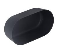 AMONIDA Moule à Gâteau Ovale de Haute qualité pour Cheesecakes et Desserts en Mousse, Alliage D'aluminium Réutilisable, 5,5 X 2,8 X 1,8 Pouces, 1 unité