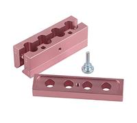 AMONIDA Moule à Rouge à Lèvres en or Rose, Outil de Fabrication de Bâton à Lèvres à Haute Brillance pour une Production Facile de Rouge à (4 sections)
