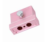 AMONIDA Moule à Rouge à Lèvres en or Rose, Outil de Fabrication de Bâton à Lèvres à Haute Brillance pour une Production Facile de Rouge à (Connecteur 2 trous)
