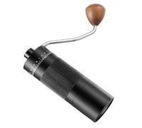 AMONIDA Moulin à café Manuel, capacité de 22 G, 55 Réglages Réglables, Moulin à Grains de café à Main, avec Poignée Ergonomique, pour les Voyages à Domicile (BLACK)