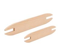 AMONIDA Navette de Tissage en Bois, Outil de Bricolage pour Pull, écharpe, Tapisserie, Parfait pour les Débutants et les Tisserands Expérimentés, Bois de Hêtre 2 Pièces pour le Tricot et le Tissage