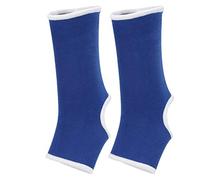 AMONIDA Orthèse de Soutien de Cheville, Protecteur de Coussinet de Cheville Confortable et Respirant pour L'entraînement de Force et la Boxe, 1 Paire Bleu (S)