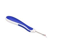 AMONIDA Outil à Poignée Ergonomique en Silicone pour Découseur pour un Retrait Efficace des Points et un Décrochage du Fil - 1 unité (bleu foncé)