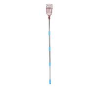 AMONIDA Outil de Cueillette de Fruits, Collecteur Multifonctionnel Durable en Acier Inoxydable pour la Récolte de Fruits en Plein Air 2 Pièces (4 Sections)
