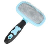 AMONIDA Outil de Toilettage pour Animaux de Compagnie, Brosse de Démêlage pour Chiens et Chats avec Rotation à 360 °, Facile à Nettoyer pour Poils Longs et Courts, Matériau PP 1 unité (Parsemé de