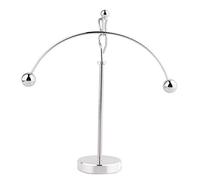 AMONIDA Pendule D'équilibre en Fer Métallique, Instrument D'haltérophilie Dynamique pour la Décoration de la Maison et Le Soulagement du Stress 17.5x16.8x4.8cm