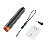AMONIDA Perche à Selfie Flottante, Trépied 4 en 1, Monopode Extensible de 22 à 61 Cm, avec Vis de 1/4 Pouce et Dragonne, Idéal pour la Photographie sous-Marine avec Caméra d'action