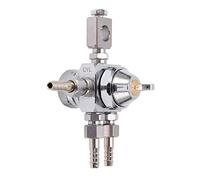 AMONIDA Petit Pistolet de Pulvérisation Automatique, Pulvérisateur de Peinture à L' Polyvalent pour Les Lignes de Production, Matériau Durable en Acier Inoxydable et en Alliage de Zinc (1,3 mm/0,05