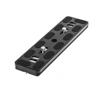 AMONIDA Plaque Universelle Précise à Dégagement Rapide avec Protection Antidérapante pour Trépied D'appareil Photo Numérique, Plaque QR Légère en Aluminium D'aviation pour Objectifs Longs, 5,9 X