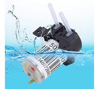 AMONIDA Pompe Auto-amorçante à Angle Droit, Pompe Péristaltique, Conception Compacte pour Expériences, Ingénierie Plastique, 100 Ml/min (12V)