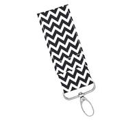 AMONIDA Porte-clés Porte-rouge à Lèvres au Design Unique pour les Femmes à la Mode en Vacances d'été, Mini Pochette pour Bâtons, Pur Coton, Jaune (BLACK)