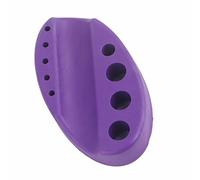 AMONIDA Porte-gobelet Ovale en Silicone, Durable et Sûr pour les Artistes de Tatouage et de Microblading, Portable, Taille 1 unité (violet)