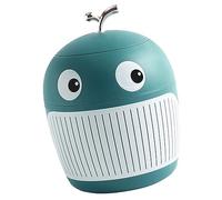 AMONIDA Poubelle de Petite Baleine, Poubelle de Bureau Mignonne Mini pour Bureau pour Bureau (Vert)
