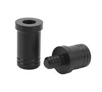AMONIDA Protecteur de Joint de Queue de Billard en Plastique, 2 Pièces, Connecteur de Joint de Queue de Billard Essentiel pour MEZZ, Finition Noire Compacte et Robuste