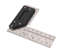 AMONIDA Règle à Angle Droit, carré de Charpentier Durable pour des Projets de Menuiserie Précis, 3.9 Pouces