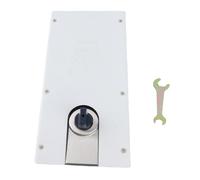AMONIDA Ressort de Sol, Ferme-porte Hydraulique à Suspension Centrale, Tampon à Double Effet avec Vanne de Contrôle à 2 Vitesses et Dispositif de Limite, Idéal pour les Portes en Verre et les Portes