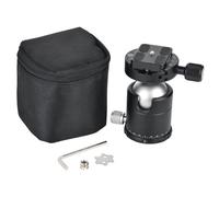 AMONIDA Rotule Panoramique Professionnelle de 44 Mm avec Triple Verrouillage pour Appareil Photo Numérique Trépied Monopode, Rotule Rotative à 360 ° pour des Réglages Précis, Outil Idéal pour Une