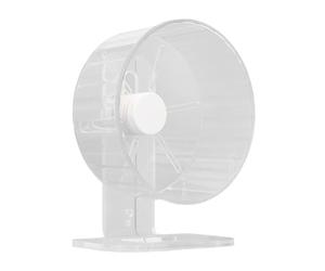 AMONIDA Roue de Hamster Silencieuse, Jouet d'exercice Antidérapant en Acrylique pour Cages de Hamster, Roue de Course Ultra Silencieuse pour Petits Animaux de Compagnie, 1 unité (XL (40,9 X 25,2