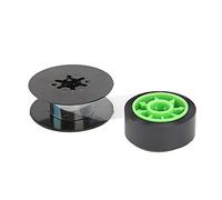 AMONIDA Ruban de Machine à écrire, Ruban de Machine à Encre à Bande de Carbone Transparent, épais et Durable, d' Uniforme de 50 Mètres avec Résistance au Froid à Haute Température, Idéal pour LM