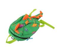 AMONIDA Sac à Dos pour Enfants avec Laisse de sécurité, Motif Dinosaure Mignon, Grande capacité pour les Tout-petits âgés de 2 à 4 Ans, Polyester Respirant (GREEN)