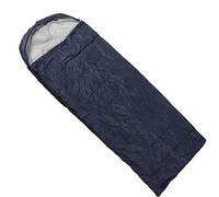 AMONIDA Sac de Couchage Enveloppe Adulte Imperméable avec Capuche Confortable 3 Saisons pour Camping Randonnée Sac à Dos 70,9 Pouces X 29,5 Pouces (Cyan)