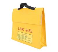 AMONIDA Sac de sécurité pour Batterie Lipo avec Fermeture Auto-agrippante pour Mesures de sécurité Proactives Pochette de Rangement 1 unité