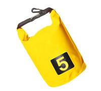 AMONIDA Sac Seau étanche, Sac Sec Moderne et Léger pour Le Rafting, Le Camping et Les Activités de Plein Air, Matériau PVC Durable (5L Yellow)