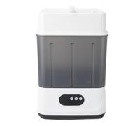 AMONIDA Séchoir à Biberons à Vapeur éLectrique 2 en 1 Pour Parents Occupés Avec Plusieurs Enfants Structure à Double Couche Contient 6 12 Biberons,Tétines,Sucettes,Accessoires (Prise UE)
