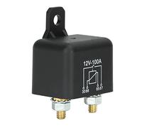 AMONIDA Solénoïde de Relais de Démarreur 4 Broches Durable 12V 100A pour Tondeuse à Gazon, Chariot de, Véhicules Utilitaires
