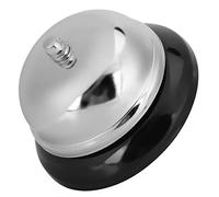 AMONIDA Sonnette D'appel de Service Durable en Acier Inoxydable, pour Réception de Restaurant, Semblable à un Miroir, 3 Pièces pour Comptoirs de Bar (Petit 8/3,14 pouces)