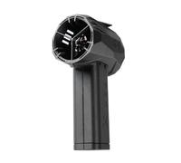 AMONIDA Souffleur Sec à Jet de 1500 G de Poussée de 64 Mm, Moteur sans Balais à Haute Vitesse avec Canal Métallique, Ventilateur Turbo Portable à Vitesse Continue avec Lumière Ambiante SOS