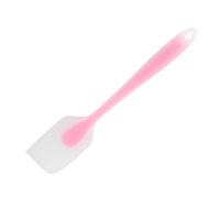 AMONIDA Spatule en Silicone, Grattoir Translucide Résistant à la Chaleur pour la Cuisson, la Cuisson et le Mélange, 1 X Outil de Cuisine Portable (PINK)
