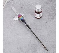 AMONIDA Stylo à Encre Crystal Signature pour une Expérience D'écriture Fluide, Parfait pour la Décoration et la Collection, Léger 7,28 Pouces (COLORFUL)