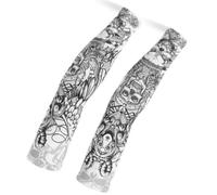 AMONIDA Sun Protection Arm Sleeves, Cooling Ice Silk Fabric (One Size)