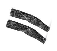 AMONIDA Sun Protection Arm Sleeves, Cooling Ice Silk Fabric (One Size)