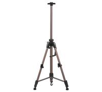 AMONIDA Support de Chevalet Pliant en Alliage D'aluminium Champagne, Structure en Forme de I pour une Peinture Stable, 29,1" de Haut pour les Artistes, Plastique + Alliage D'aluminium, 30,3", 14,6"