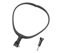 AMONIDA Support de Cou pour Caméra d'action, Support de Cou Durable et Stable, Mains Libres, Sangle pour Selfie Vlog pour Le Tourisme, 8,3x6,5 Pouces, ABS